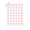 Nevs 1/4" Color Coding Dots Pink - Sheet Form DOT-14M Pink - alternate 2